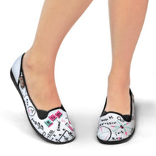 Load image into Gallery viewer, Chocolaticas Nerdy Womens Slip Ons