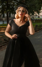 Load image into Gallery viewer, Lily 50s Evening Dress Black